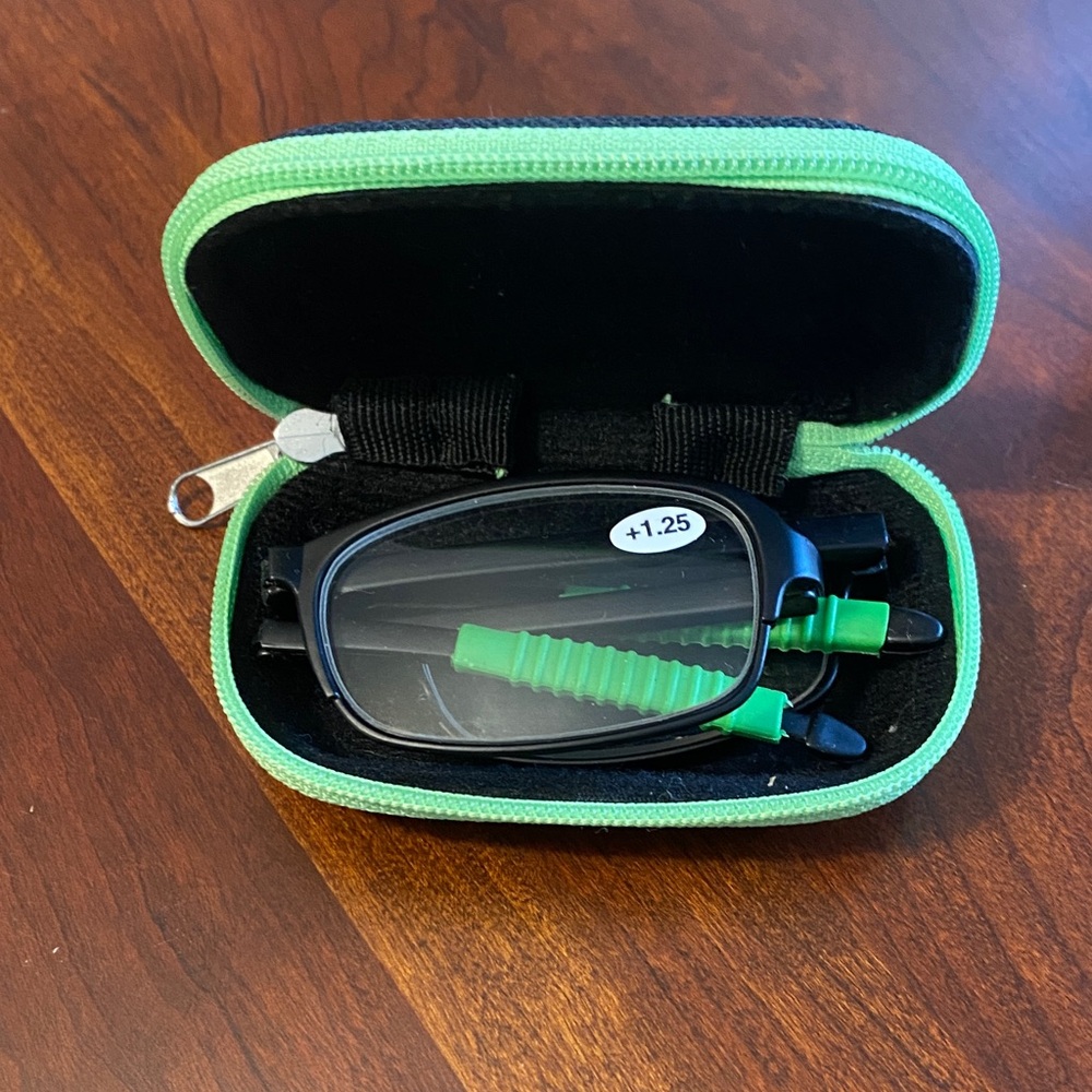 Readers. Foldable. 1.25 strength. NWT